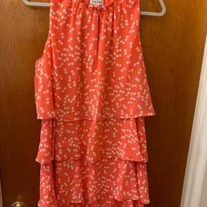 Nine West size 12 mid-length tiered dress